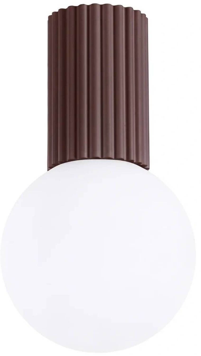 Sollux Lighting Halo lámpara de techo 1x8 W blanco-marrón SL.2398