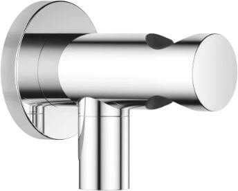 Dornbracht conector angular con soporte cromo 28490660-00