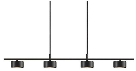 Nordlux Clyde lámpara colgante 4x5 W negro 2512783003