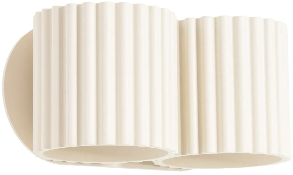 Sollux Lighting Aura lámpara de pared 2x8 W beige SL.2598