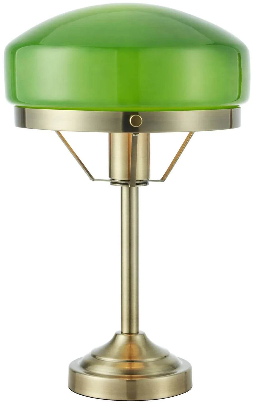 Markslöjd Aurelia lámpara de sobremesa 1x60 W latón-verde 109245