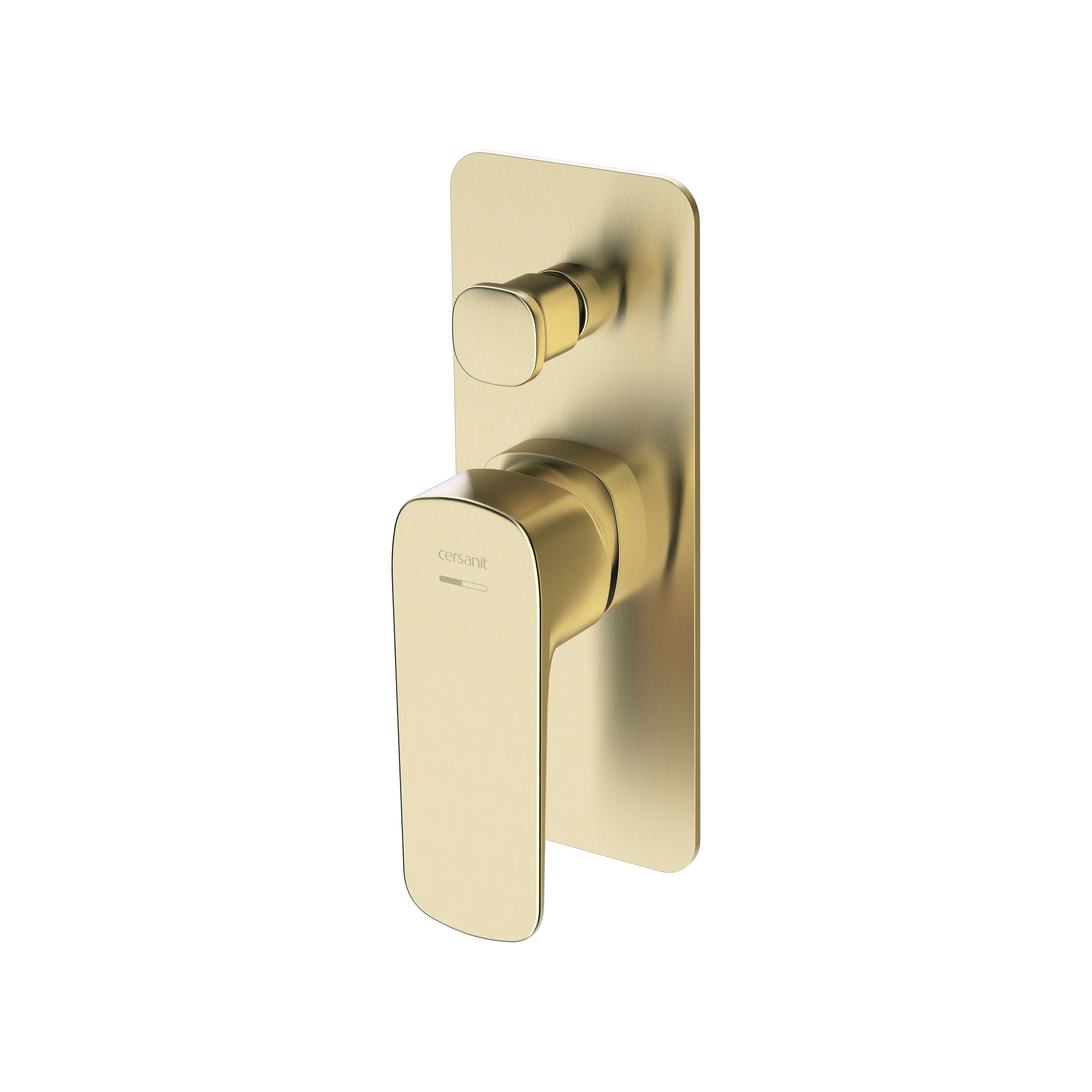 Cersanit Larga grifo de bañera y ducha empotrado oro S951-375