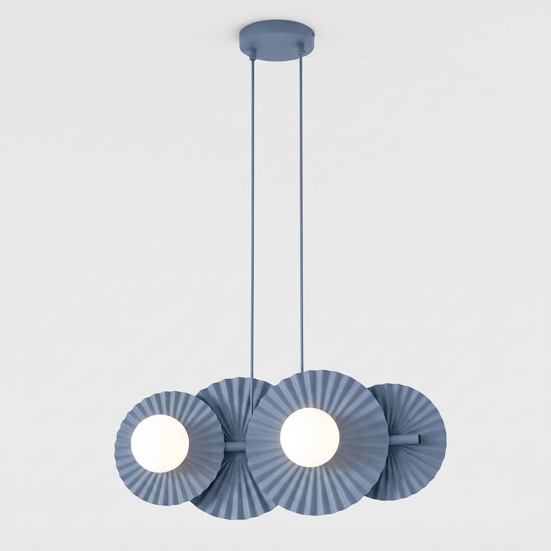 Emibig Umbra lámpara colgante 4x8 W azul 1827/4
