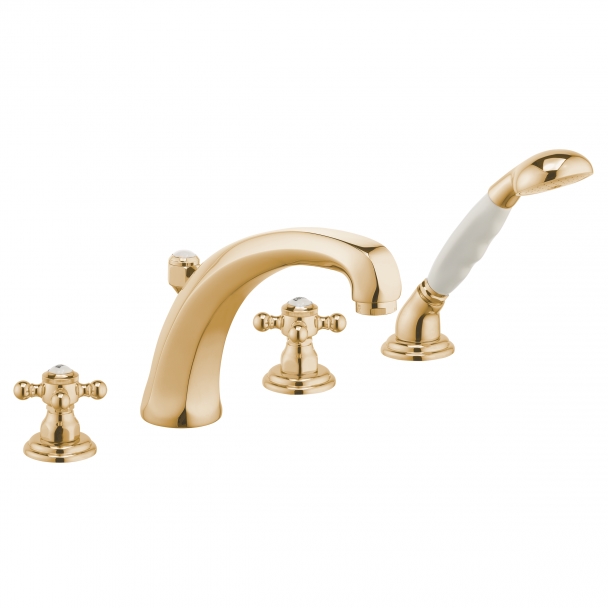 Kludi 1926 grifo de bañera y ducha en bañera oro 515244520