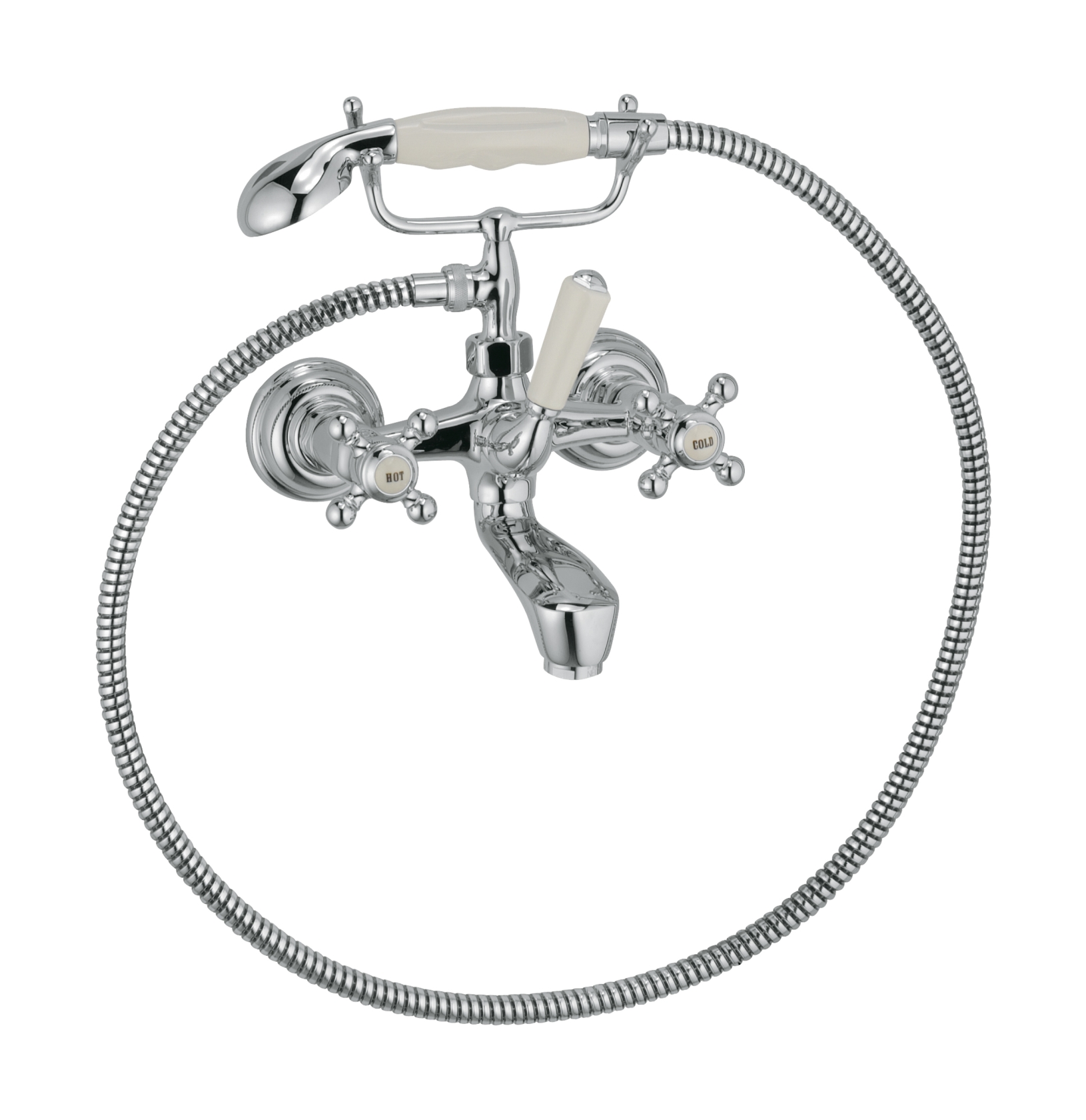 Kludi 1926 grifo de bañera y ducha a pared cromo 514410520