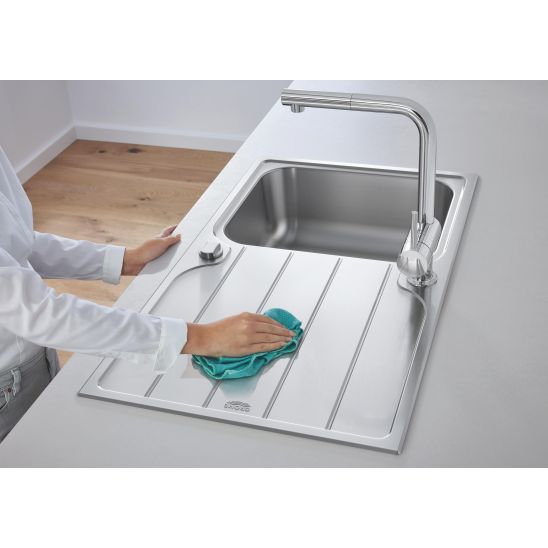 Conjunto grifo de cocina Grohe Minta 32168000, fregadero Tectonite Franke Orion 114.0286.441