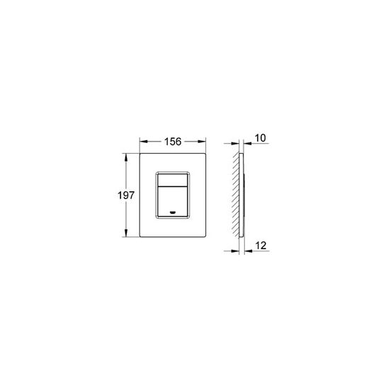 Conjunto taza de inodoro con asiento de cierre suave Grohe Euro Ceramic 102510SH00, marco empotrado Grohe Solido 38971000, 38732SH0