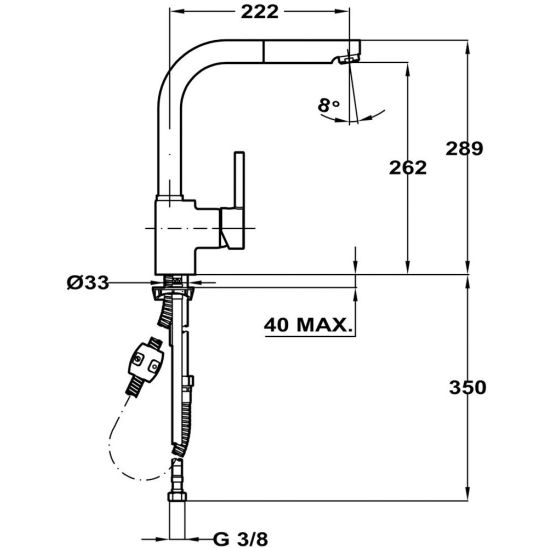 Conjunto fregadero de acero Teka Be Linea 115000005, grifo de cocina Teka ARK 239381200
