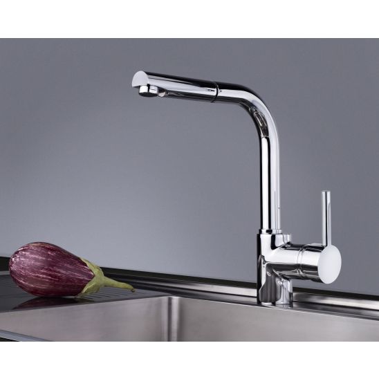 Conjunto fregadero de acero Teka Be Linea 115000005, grifo de cocina Teka ARK 239381200