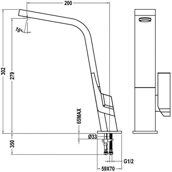 Conjunto fregadero de acero Teka Flexlinea 115000012, grifo de cocina Teka Icon 339150200