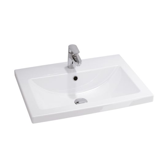 Conjunto armario Cersanit Creya S598-032, lavabo Cersanit Como K32-003-BOX