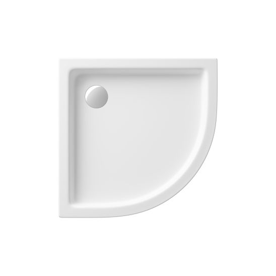 Conjunto cabina de ducha Cersanit Moduo S162-009, plato de ducha semicircular Cersanit Tako S204-003