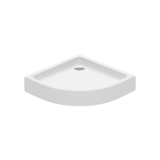 Conjunto cabina de ducha Cersanit Moduo S162-009, plato de ducha semicircular Cersanit Tako S204-003