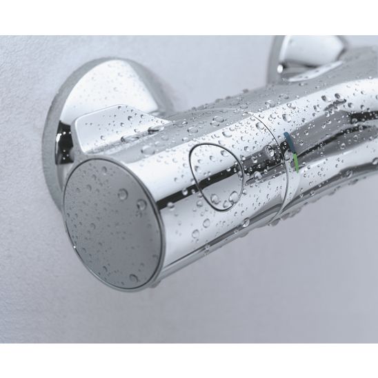 Conjunto grifo de bañera y ducha Grohe Grohtherm 800 34567000, conjunto de ducha Grohe Vitalio SmartActive 26596000