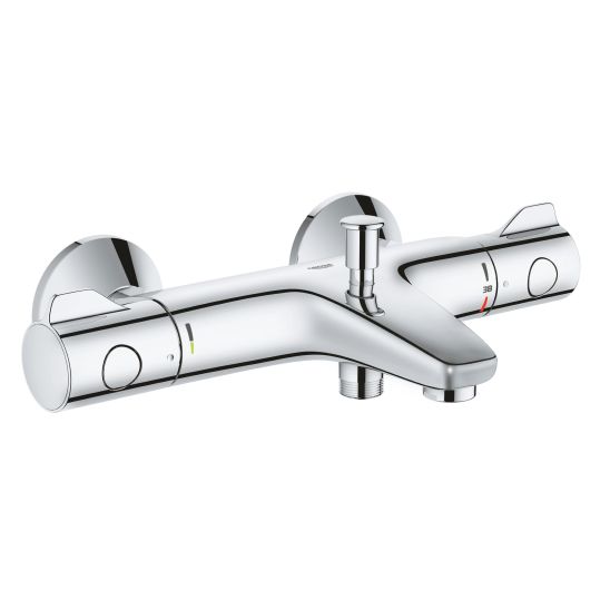 Conjunto grifo de bañera y ducha Grohe Grohtherm 800 34567000, conjunto de ducha Grohe Vitalio SmartActive 26596000