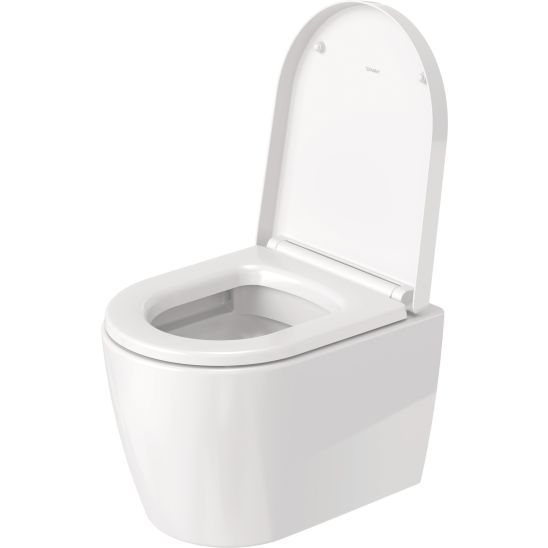 Conjunto taza de inodoro Duravit ME by Starck 2530090000, tapa de inodoro Duravit ME by Starck 0020190000