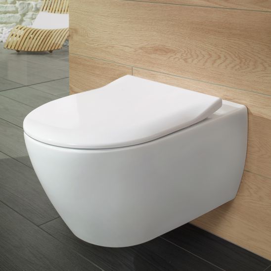 Conjunto conjunto Combi-Pack con tapa Villeroy & Boch Subway 2.0 5614R2R1, marco empotrado Villeroy & Boch ViConnect 92242700, 92249061