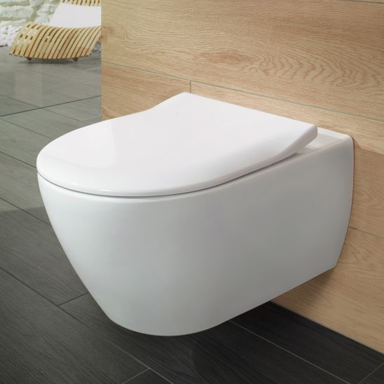 Conjunto conjunto Combi-Pack con tapa Villeroy & Boch Subway 2.0 5614R201, marco empotrado Villeroy & Boch ViConnect 92242700, 92249061