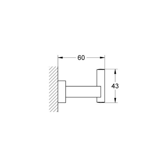 Conjunto escobilla de baño Grohe Essentials 40513001, toallero Grohe Essentials 40510001, 40507001, 40508001, 40511001, 40372001