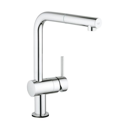Conjunto grifo de cocina Grohe Minta 31360001, fregadero de granito Grohe K700 31654AP0