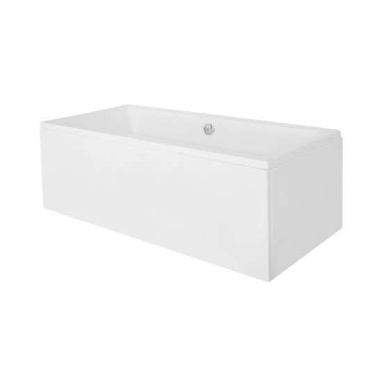 Conjunto bañera rectangular Besco Quadro #WAQ-175-PK, carcasa para bañera Besco Quadro #OAQ-175-PK