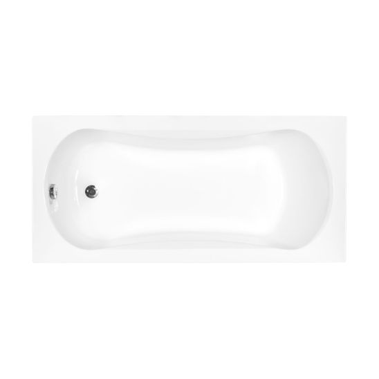 Conjunto bañera rectangular Besco Aria #WAA-140-PA, carcasa para bañera Besco #OAP-140-UNI