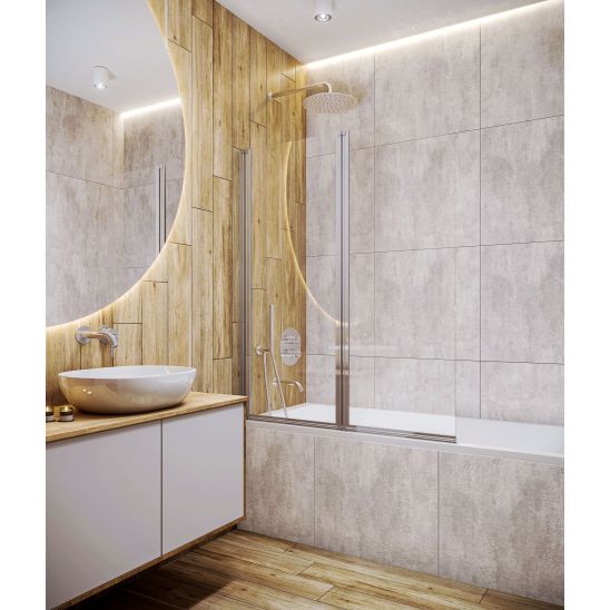 Conjunto bañera rectangular Oltens Langfoss 10001000, sifón para bañera Oltens Oster 03001100
