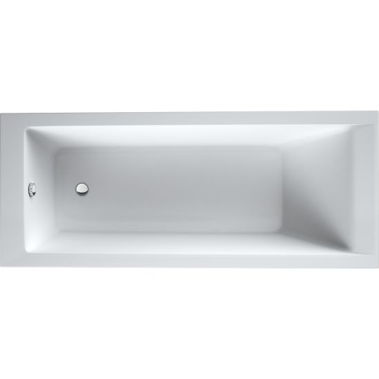 Conjunto bañera rectangular Oltens Langfoss 10003000, sifón para bañera Oltens Oster 03001100