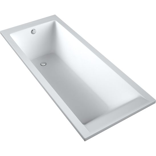Conjunto bañera rectangular Oltens Langfoss 10003000, sifón para bañera Oltens Oster 03001100