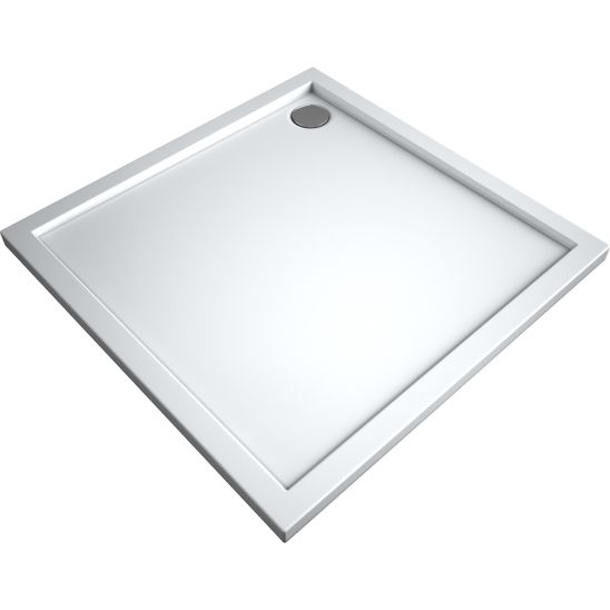 Conjunto cabina de ducha Oltens Byske 20002100, plato de ducha cuadrado Oltens Superior 17001000