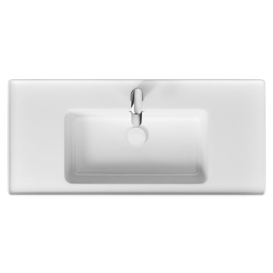 Conjunto armario Cersanit Crea S924-021, lavabo Cersanit Crea K114-018
