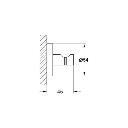 Conjunto botón de descarga Grohe Skate 38732DA0, escobilla de baño Grohe Essentials 40374DA1, 40689DA1, 40364DA1