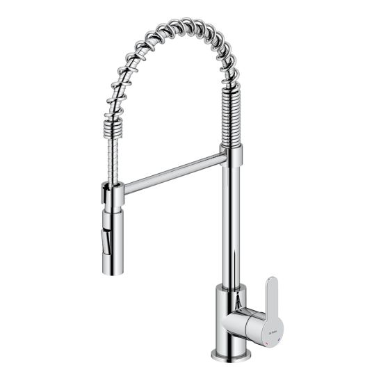 Conjunto grifo de cocina Oltens Duf 35203100, fregadero de granito Oltens Gravan 72400300