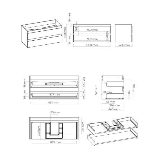 Conjunto armario Oltens Vernal 60004000, lavabo Oltens Vernal 41207000