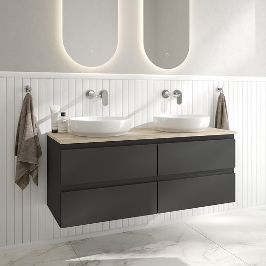 Conjunto armario Oltens Vernal 60000400, lavabo Oltens Vernal 41205300
