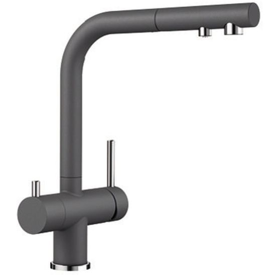 Conjunto filtro para fregadero Blanco Soft 527453, grifo de cocina Blanco Fontas-S II 525207