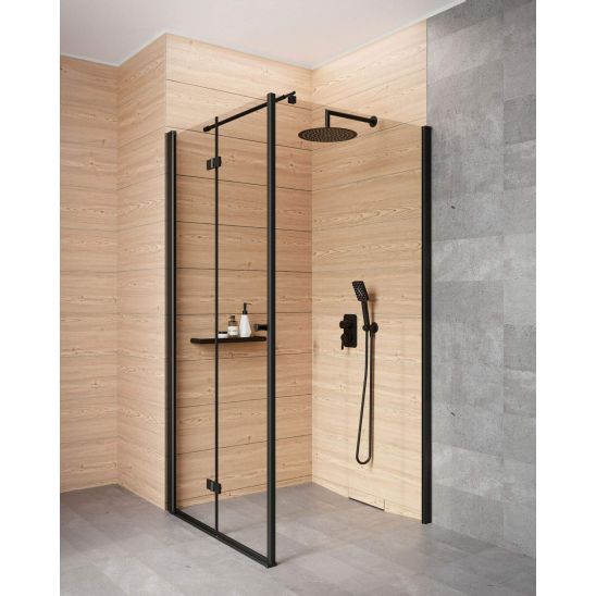 Conjunto puerta de ducha Deante Kerria Plus KTSXN41P, mampara de ducha walk-in Deante Kerria Plus KTS_N30P