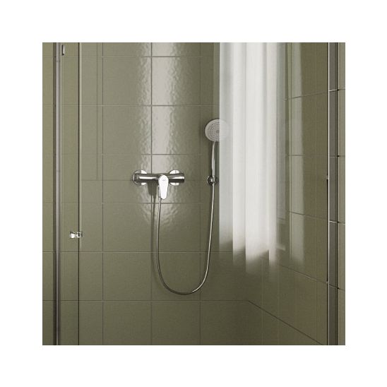 Conjunto grifo para ducha Hagser Della HGR20000033, manguera de ducha Hagser Ute HGR15000037, HGR60000037, HGR90000037
