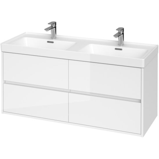 Conjunto armario Cersanit Crea S931-001, lavabo Cersanit Crea K673-006