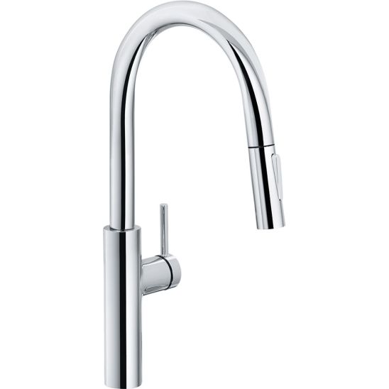 Conjunto grifo de cocina Franke Pescara L Slide-In 115.0538.940, fregadero de granito Franke Maris 125.0686.715