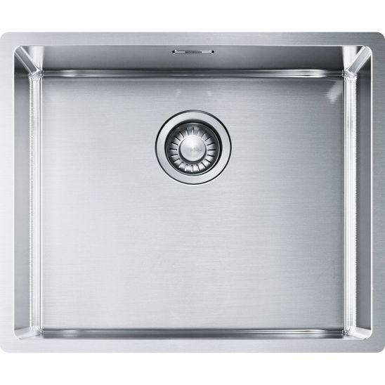 Conjunto fregadero de acero Franke Box 127.0453.656, grifo de cocina Oltens Skafta 35206100