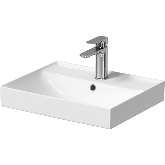 Conjunto armario Cersanit Larga S932-067, lavabo Cersanit Larga K120-008