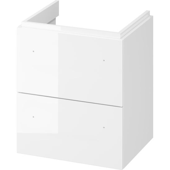 Conjunto armario Cersanit Larga S932-067, lavabo Cersanit Larga K120-008