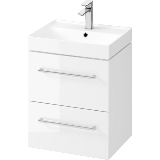 Conjunto armario Cersanit Larga S932-067, lavabo Cersanit Larga K120-008