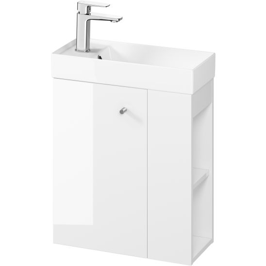 Conjunto lavabo Cersanit Larga K677-005, armario Cersanit Larga S932-110-DSM