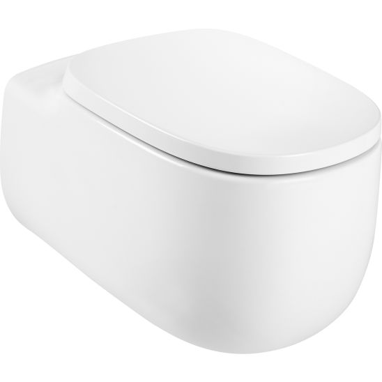 Conjunto taza de inodoro Roca Beyond A3460B7S00, marco empotrado Roca Duplo One A890070020, A801B8200B, A890195000, A890063000