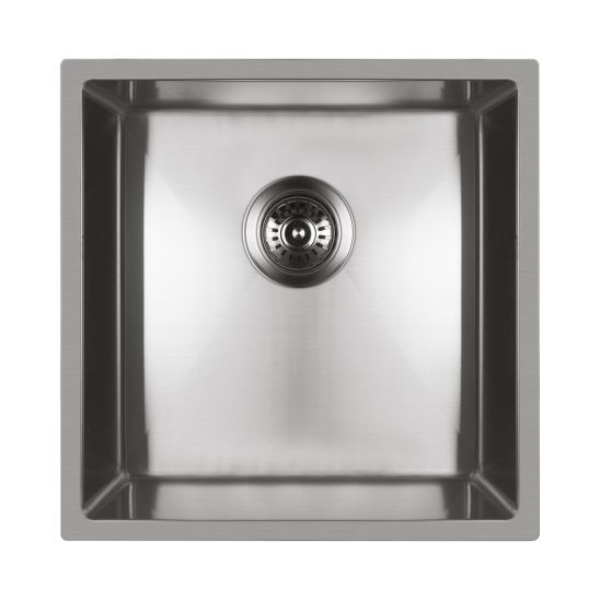 Conjunto fregadero de acero Oltens Stalvask 71100100, grifo de cocina Oltens Borga 35207100