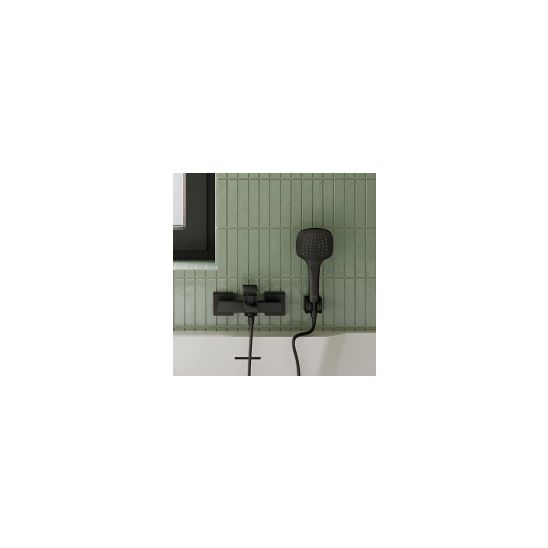 Conjunto grifo de bañera y ducha Hagser Ulva HGR12000034, alcachofa de ducha Hagser Emma HGR18000037, HGR31000037, HGR25000037