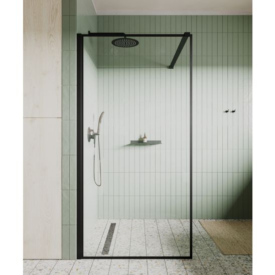 Conjunto grifo de bañera y ducha Hagser Della HGR90000034, alcachofa de ducha Hagser Andrea HGR19000037, HGR31000037, HGR25000037