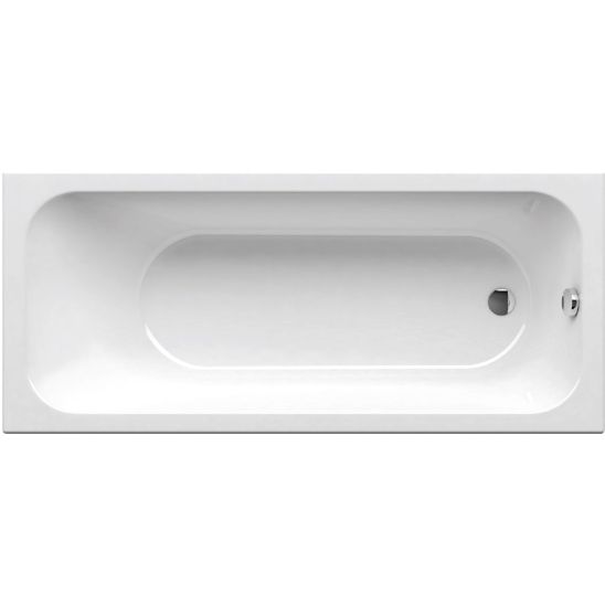Conjunto bañera rectangular Slim Ravak Chrome Slim C721300000, sifón para bañera Ravak X01377, GPX2240015
